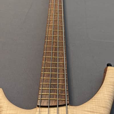 2008 Warwick Infinity NT 4 - AAAA Flame Maple - Natural Oil - Lefty image 5