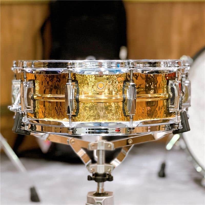 Ludwig USED ​​LB550K [Hammered Bronze Snare Drum / 14x5] image 1
