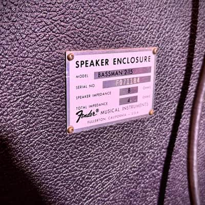 Vintage Fender 70’s USA Bassman 135 combo image 10