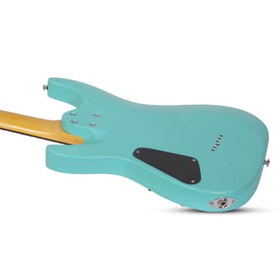 Schecter C-6 Deluxe Satin Aqua image 2