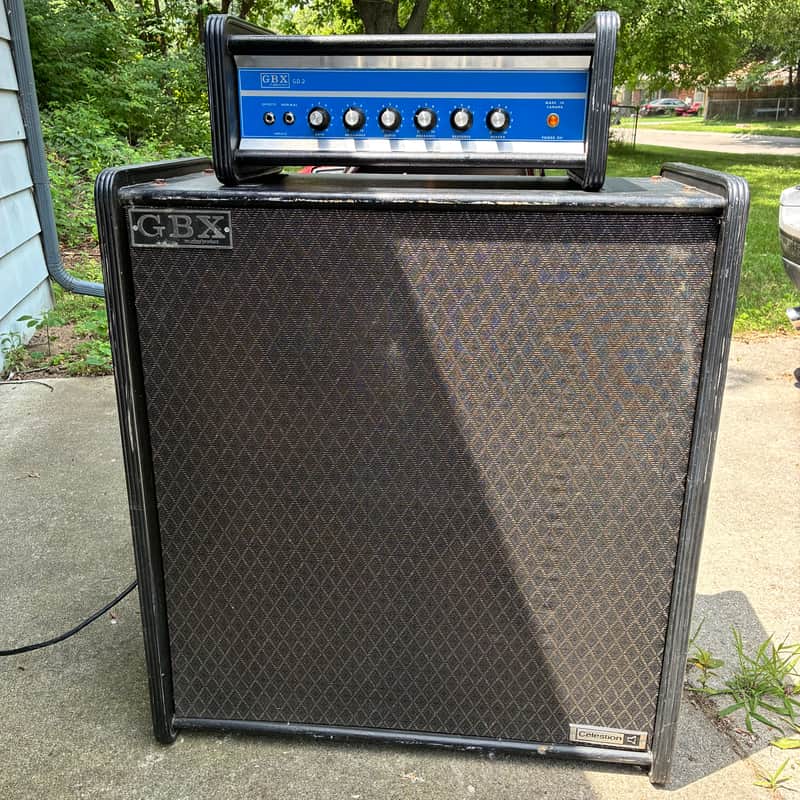 GBX GD-2 with 4x12 powered cabinet 1970's - Good