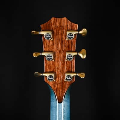 Taylor Custom Catch #23 C14ce B6023 – Grand Auditorium w/ Lutz Spruce Top & Figured Big Leaf Maple Back & Sides Acoustic/Electric Guitar- Koi Blue 2026 (1203306094) image 7