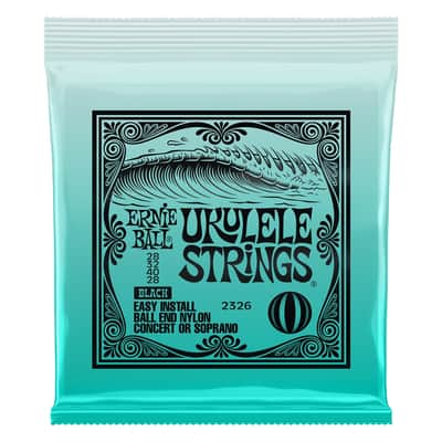Ernie Ball 2326 Nylon Ukulele Strings Black image 1