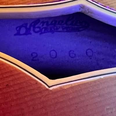 D'Angelico New Yorker "MUNDY" 1958 sunburst finish with case "Mundell Lowe" image 18