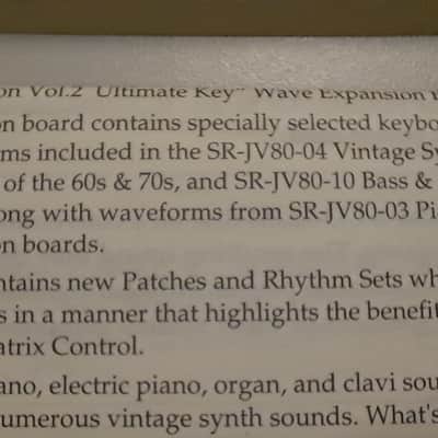Roland SRX-07 Ultimate Keys Expansion Board image 3