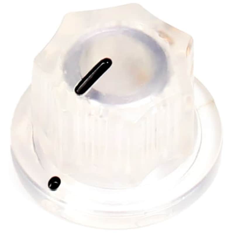 Clear Knob - Plastic, Set Screw, Small MXR Style, 0.75” diameter image 1