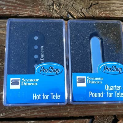 Seymour Duncan STL-2 Hot Lead Bridge & STR-3 Qtr Pound Rhythm Neck Tele Pickups image 1