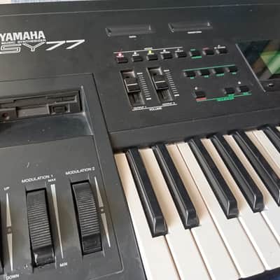 Yamaha SY77 Synthesizer 1989 - Black image 3