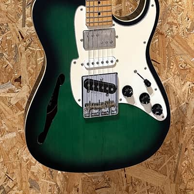 Pre Owned Fret-King Black Label Country Squire Semitone Special - Ash Green Burst, Maple image 3