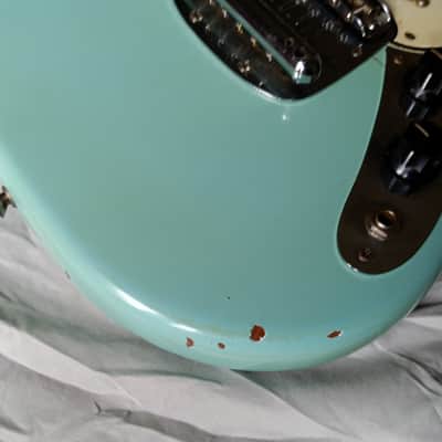 1965 Fender Mustang - Daphne Blue w/Case image 9
