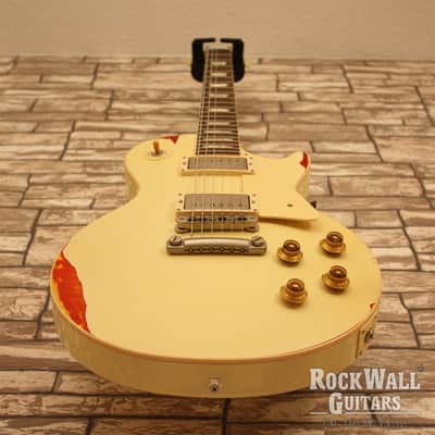 Gibson Les Paul Standard 58 Aged White over Sunburst 2017 image 7