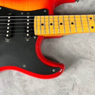 Casio PG-300 Refurbished! MIDI guitar 1980’s Red Burst image 7