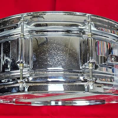 Rogers Super Ten 5x14  Chrome Over Steel 1980s - Chrome image 2