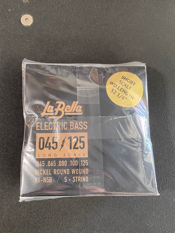 La BellaRx Series Nickel Plated Bass Strings RX-N5B 5-String 45-125 image 1