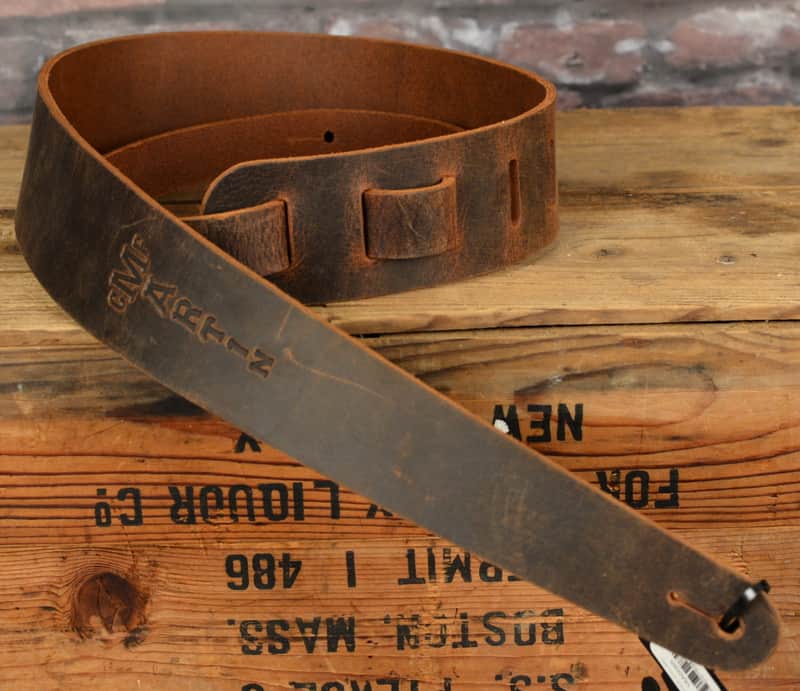 Martin Vintage Leather Guitar Strap Brown 18A0065 w/ FREE SAME DAY SHIPPING image 1