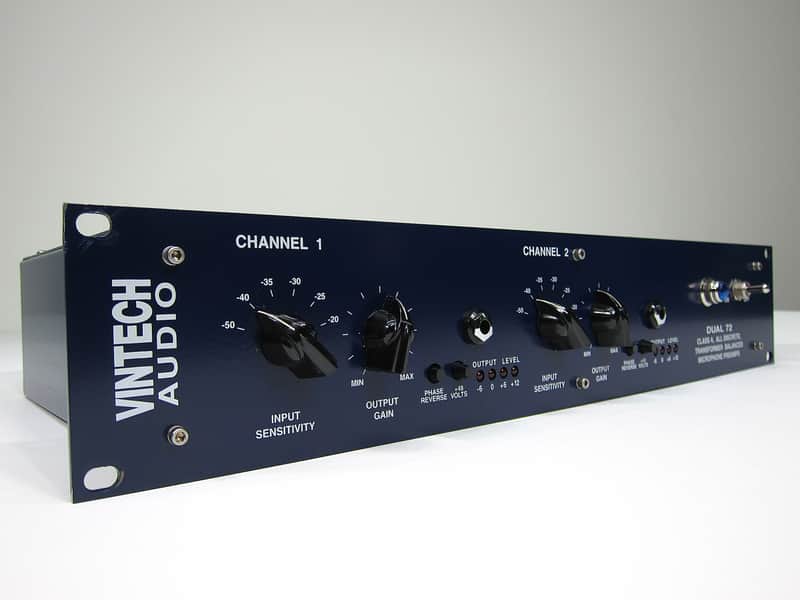 Vintech Audio Dual 72 2-Channel Mic Preamp image 1