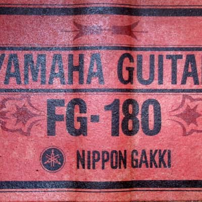 1972 Yamaha FG-180 Jumbo Dreadnought - Natural image 25