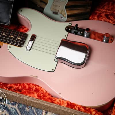 2021 Fender Custom Shop 59' Telecaster Relic Shell Pink image 2