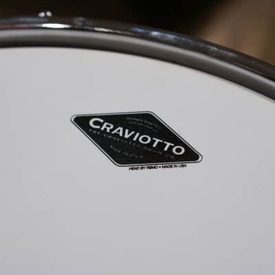 Craviotto 5.5x14" Masters Metal Brass Snare Drum - 2013 - #29/40 - NEW OLD STOCK image 6