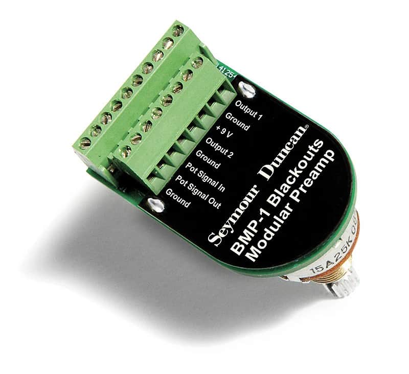 Seymour Duncan BMP-1 Blackouts Modular Preamp Long Shaft image 1