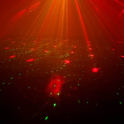 American DJ ADJ MINI DEKKER RGBW LED DMX Multi-Beam Derby/Strobe Effect Light image 5