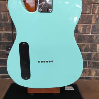 Xaviere XV650 Semi Hollow Thinline Tele Style Electric Guitar - Surf Green image 12