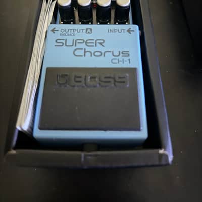 Boss CH-1 Super Chorus (Dark Gray Label) 2001 - Present - Blue image 1