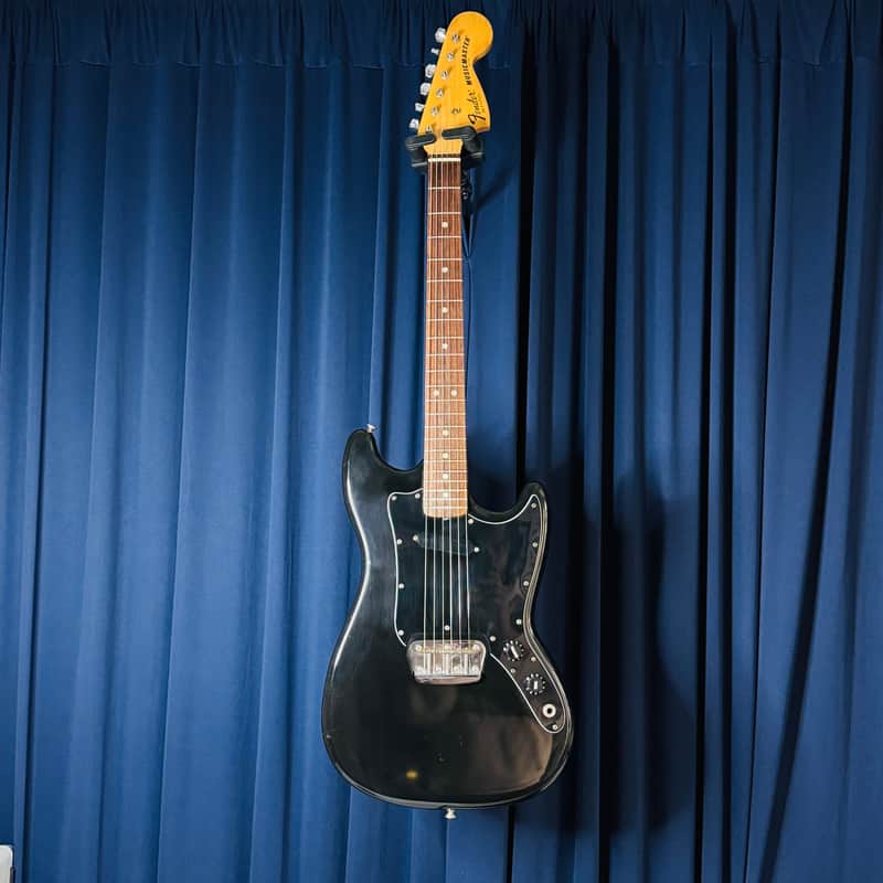 Fender Musicmaster with Rosewood Fretboard 1977 - 1980 - Black image 1