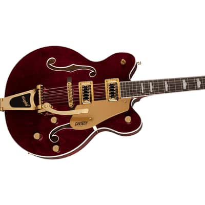 Gretsch G5422TG Electromatic Classic Hollowbody Double-Cut Electric Guitar with Bigsby - Walnut Stain image 4