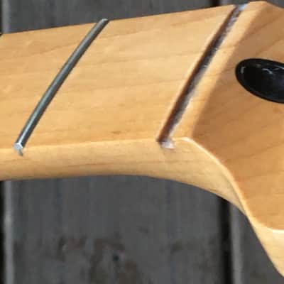 2013 Genuine Fender Lefty Standard Telecaster Neck Tele Amber Naturally Tinted image 9