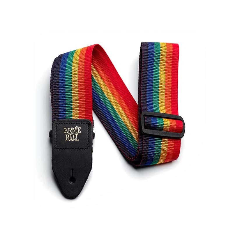 Ernie Ball Polypro Guitar Strap | Rainbow (2") image 1