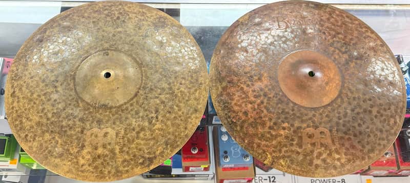 Meinl Byzance 16” Extra Dry Medium Thin High Hat Set - Pre Owned image 1