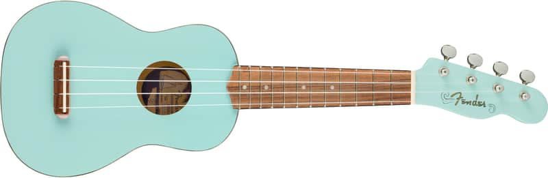 FENDER - Venice Soprano Uke  Walnut Fingerboard  Daphne Blue - 0971610504 image 1