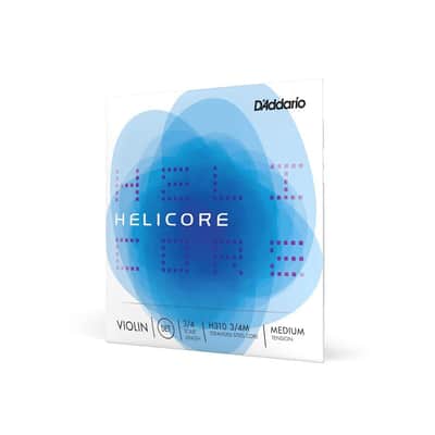 D'Addario Helicore Violin String Set, 3/4 Scale, Medium Tension - H310 3/4M image 2
