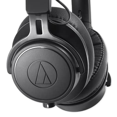 Audio Technica ATH-M60X Closed-Back Pro Monitor Headphones+Tube Headphone Amp image 2