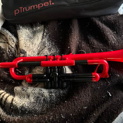 pTrumpet PTRUMPET1R Student Model Plastic Trumpet 2010s - Red image 1