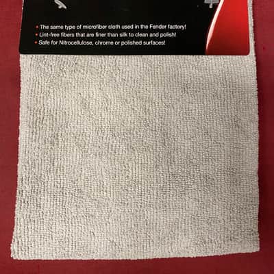 Fender instrument microfibre polishing cloth image 1
