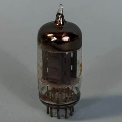 1959 Sylvania 12AU7 ECC82 Vintage 1950s Long Plate D Getter Preamp Tube! T386 image 4