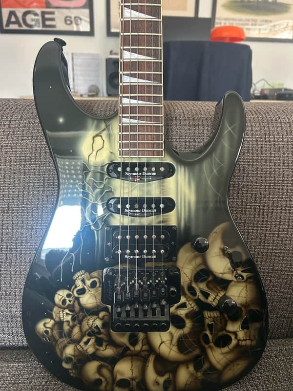 Jackson Pro Series DK2 2005 - "Pile O' Skulls" - Made in Japan image 1