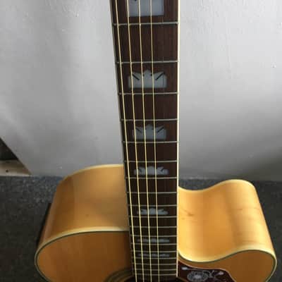 Epiphone EJ-200ce Made in Korea 1999 Natural Jumbo Acoustic Guitar image 8