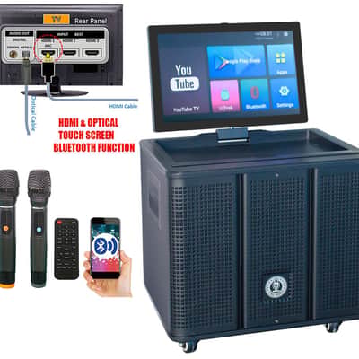 Singtronic 1000W Power Portable Karaoke System Bluetooth & Touch Screen image 1