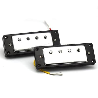 4 String Bass Guitar Mini Humbucker Pickup Neck and Bridge Set image 1