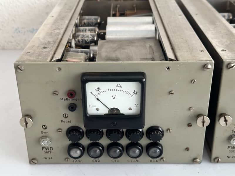 Lot Telefunken M5 B/R + FWD 3012 – Amplis à Tubes – Pour Restauration