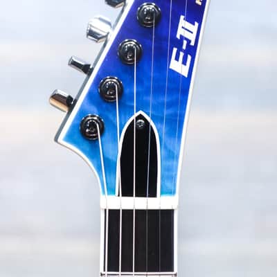 ESP E-II Horizon NT-II Quilted Maple Top Blue Purple Gradation El. Guitar w/Case image 7