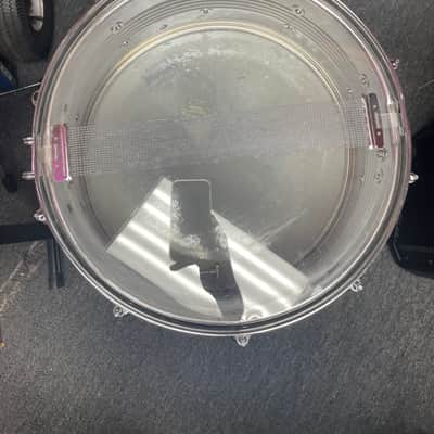 JZ Snare Drum 14" x 5.5" - Silver - New SA-0114-00 Drum Head Included image 6