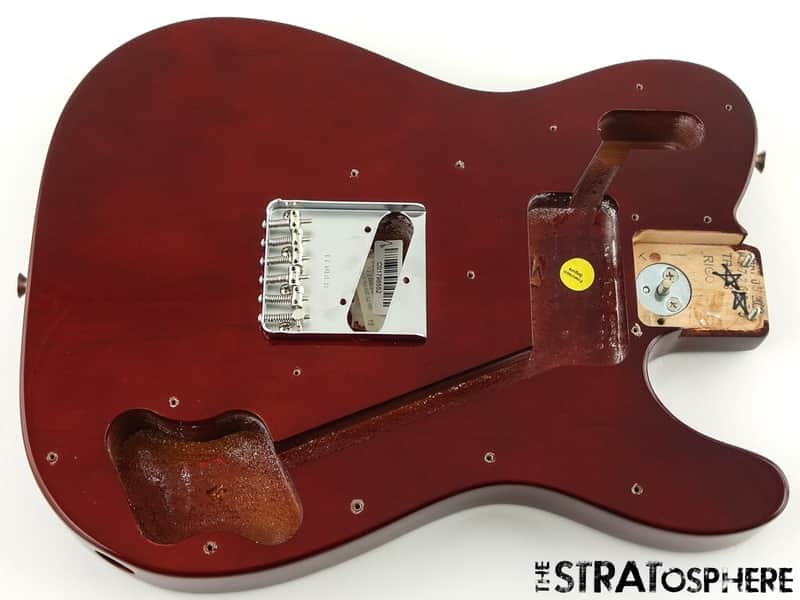 Fender AV II American Vintage Tele 1977 Custom BODY & HARDWARE 77 Wine image 1