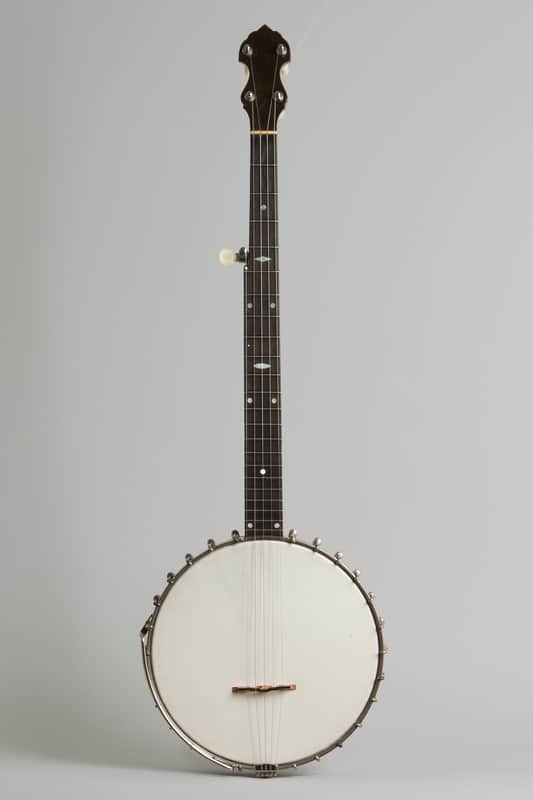Fairbanks/Vega Senator 5 String Banjo (1920), ser. #44802, black hard shell case. image 1