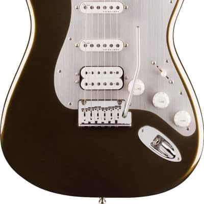 Fender American Ultra II Stratocaster Electric Guitar HSS, Ebony Fingerboard, Texas Tea image 1