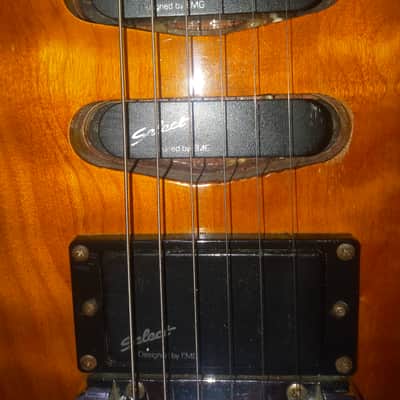Hohner Professional SG Lion 1987-1994 - Amber flame maple image 8