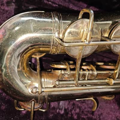 Pan America alto saxophone in case. USA. Vintage. Brass. Very good condition image 9